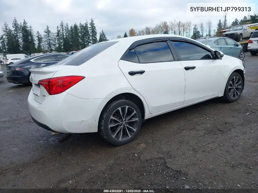 5YFBURHE1JP799313 2018 Toyota Corolla Xse