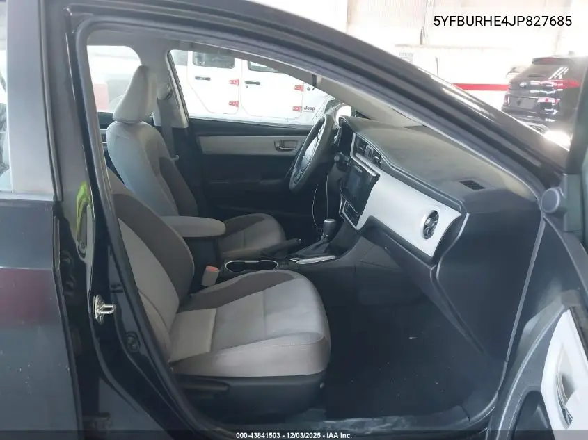 5YFBURHE4JP827685 2018 Toyota Corolla Le