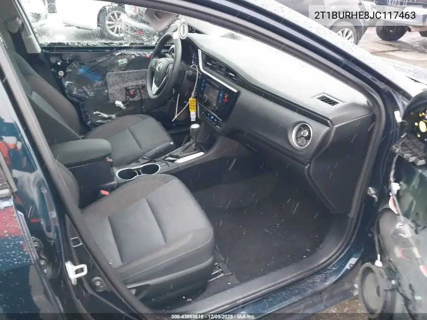 2T1BURHE8JC117463 2018 Toyota Corolla Le