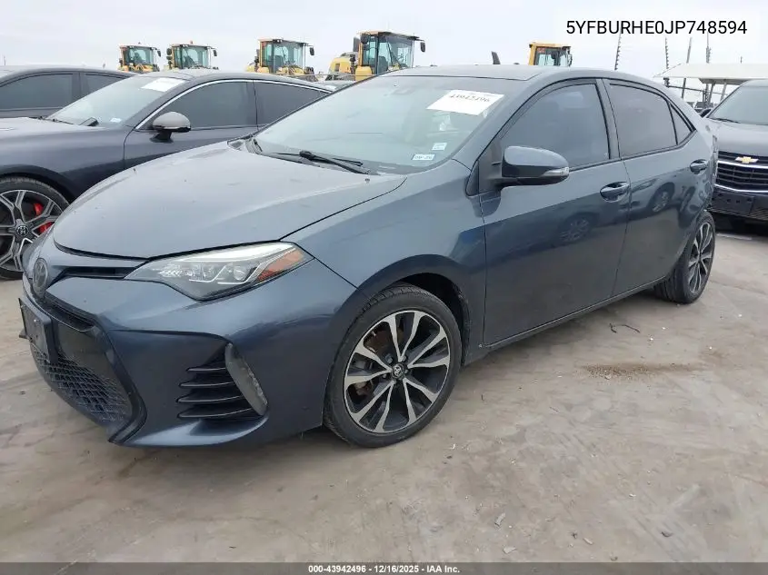 5YFBURHE0JP748594 2018 Toyota Corolla Xse