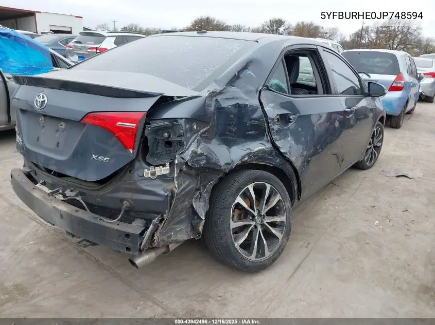 5YFBURHE0JP748594 2018 Toyota Corolla Xse