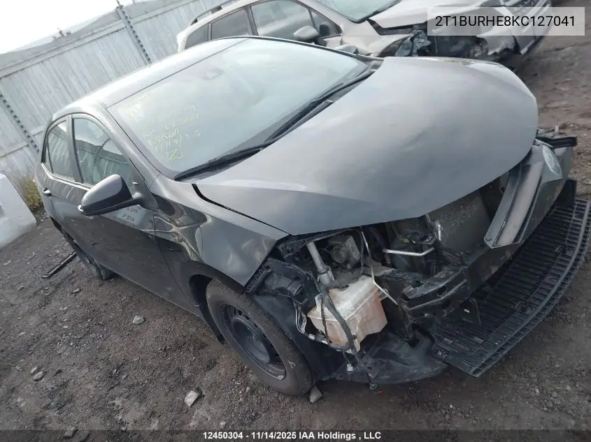 2T1BURHE8KC127041 2019 Toyota Corolla Ce