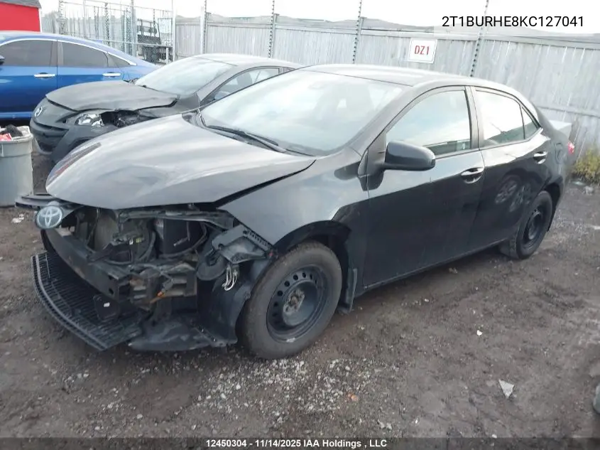 2T1BURHE8KC127041 2019 Toyota Corolla Ce