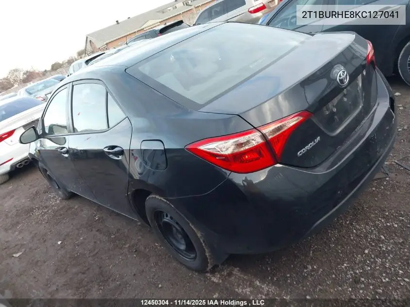 2T1BURHE8KC127041 2019 Toyota Corolla Ce