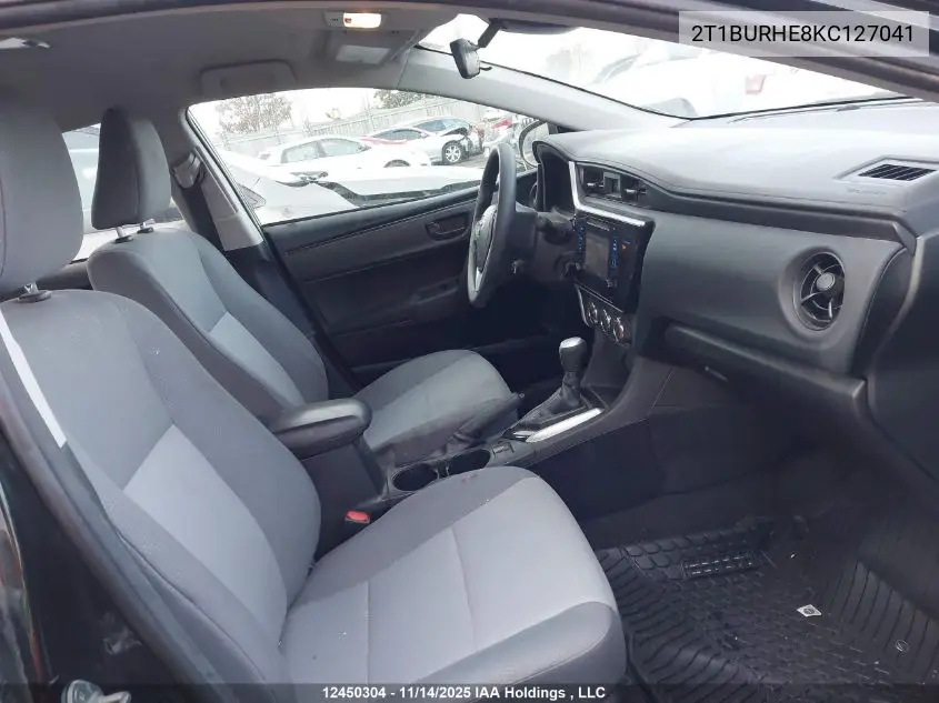 2T1BURHE8KC127041 2019 Toyota Corolla Ce