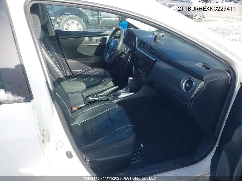 2T1BURHEXKC229411 2019 Toyota Corolla L/Le/Xle/Se/Xse