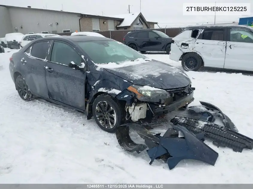 2T1BURHE8KC125225 2019 Toyota Corolla Le