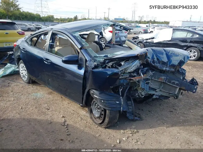 5YFBURHE8KP943330 2019 Toyota Corolla Le