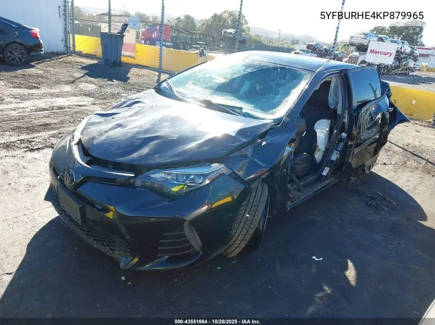 5YFBURHE4KP879965 2019 Toyota Corolla Xse
