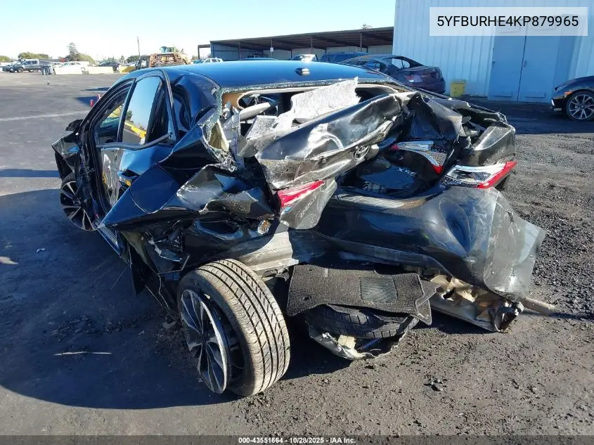 5YFBURHE4KP879965 2019 Toyota Corolla Xse