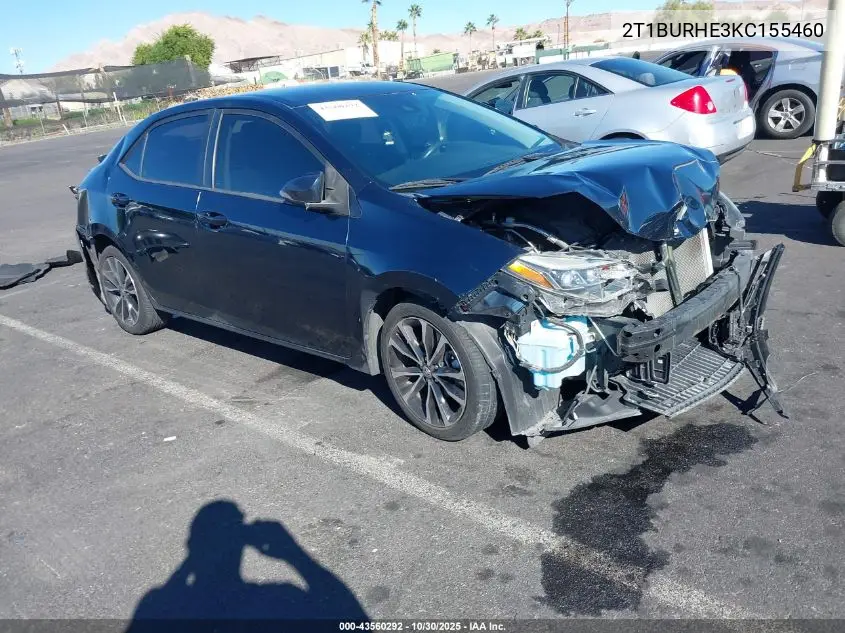 2T1BURHE3KC155460 2019 Toyota Corolla Se