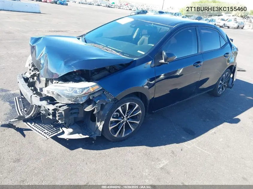 2T1BURHE3KC155460 2019 Toyota Corolla Se