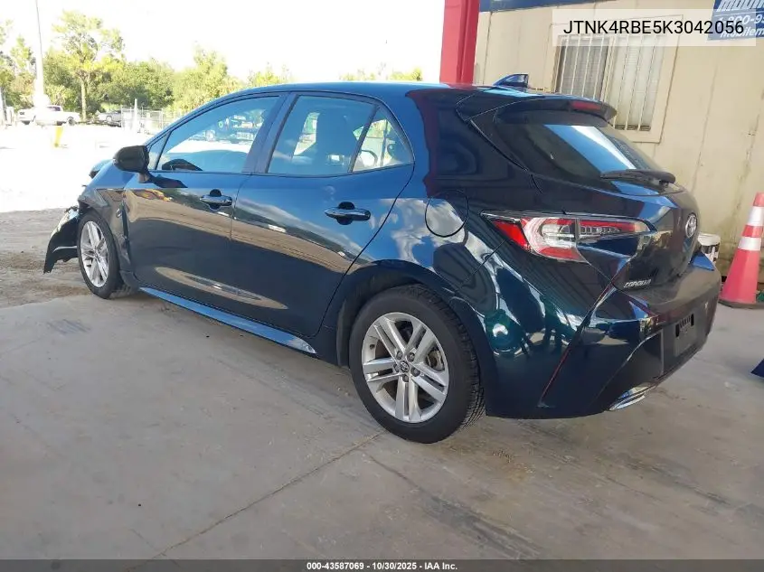 JTNK4RBE5K3042056 2019 Toyota Corolla Se