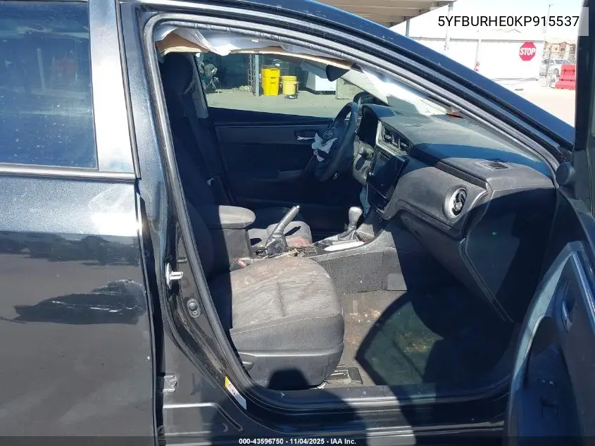 5YFBURHE0KP915537 2019 Toyota Corolla Le