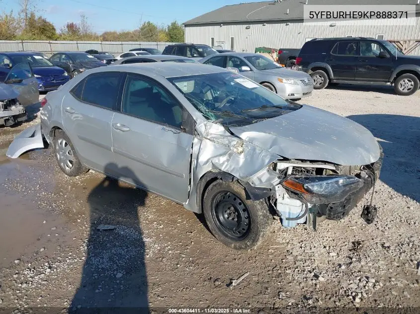 5YFBURHE9KP888371 2019 Toyota Corolla Le