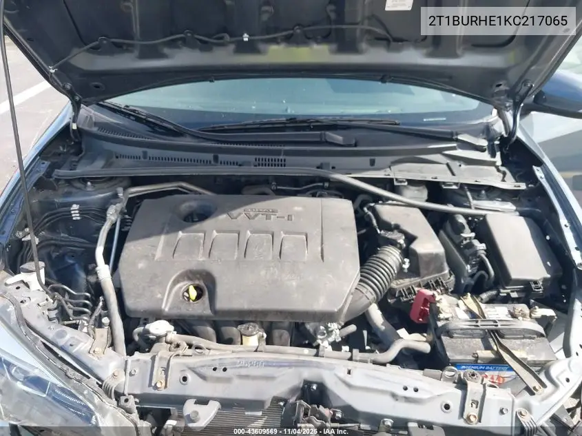 2T1BURHE1KC217065 2019 Toyota Corolla Se