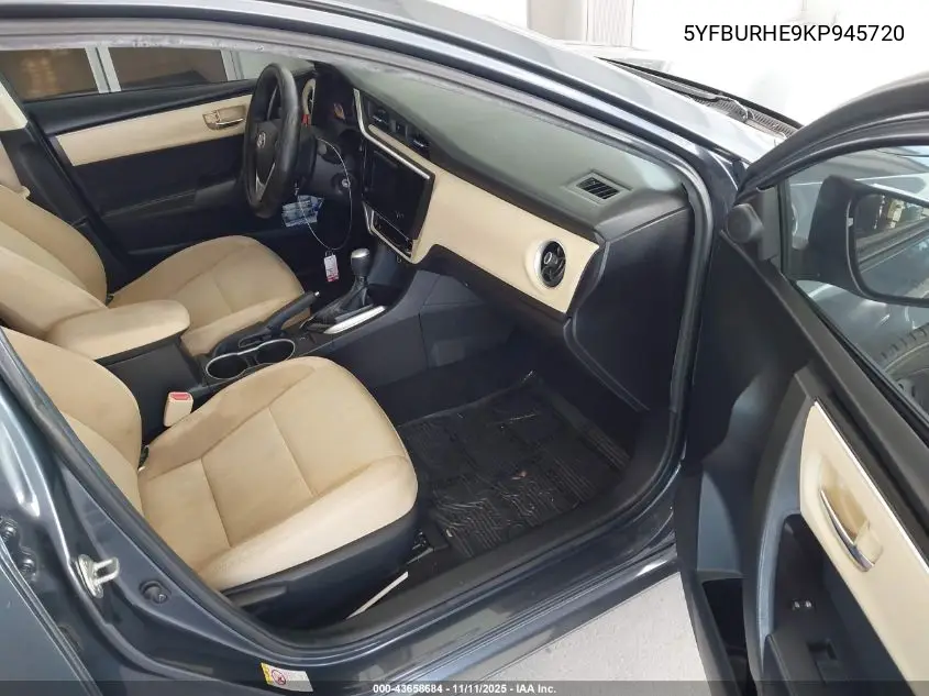 5YFBURHE9KP945720 2019 Toyota Corolla Le