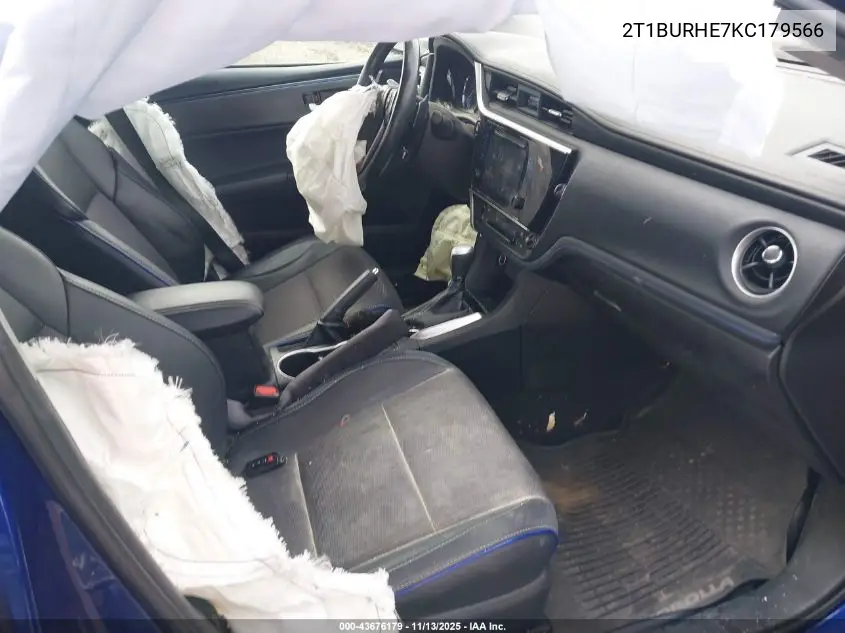 2T1BURHE7KC179566 2019 Toyota Corolla Se