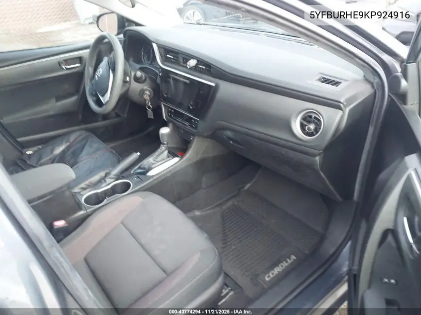 5YFBURHE9KP924916 2019 Toyota Corolla Le