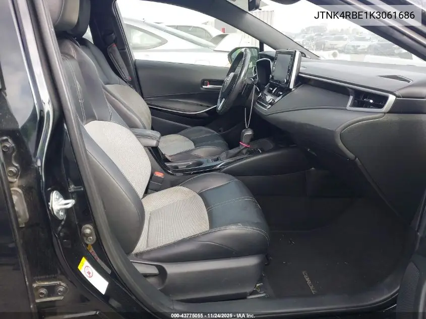 JTNK4RBE1K3061686 2019 Toyota Corolla Xse