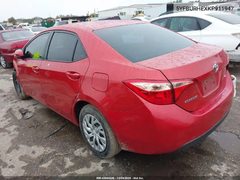 5YFBURHEXKP911947 2019 Toyota Corolla Le