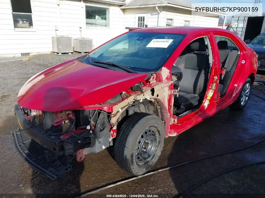 5YFBURHE7KP900159 2019 Toyota Corolla Le