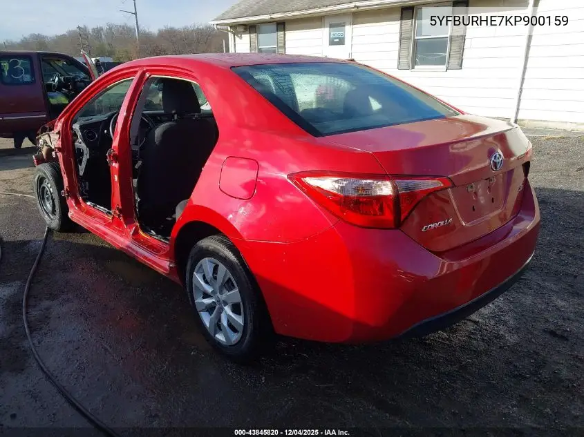 5YFBURHE7KP900159 2019 Toyota Corolla Le