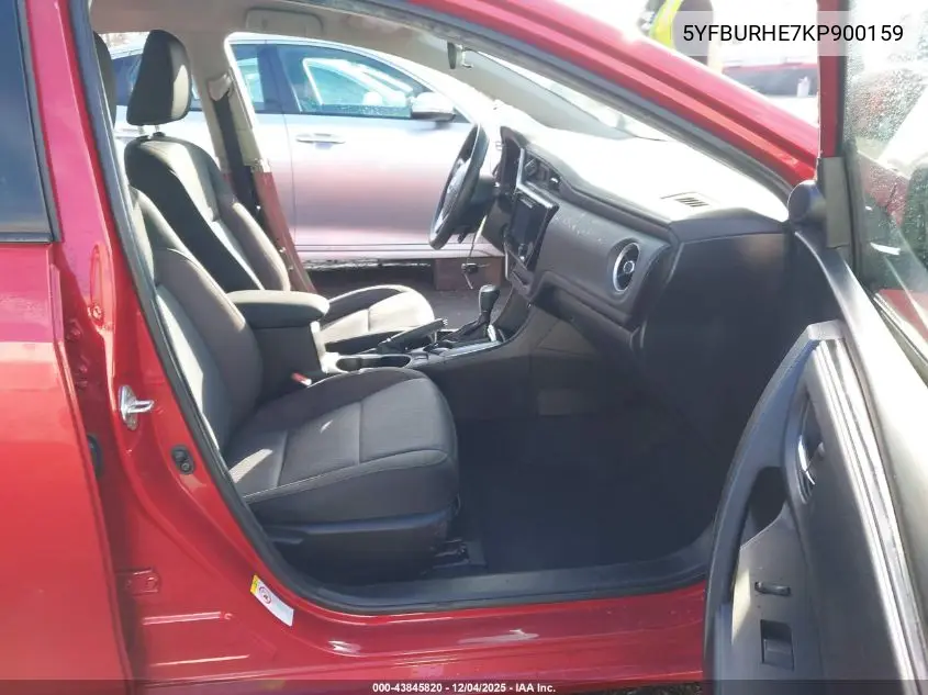 5YFBURHE7KP900159 2019 Toyota Corolla Le