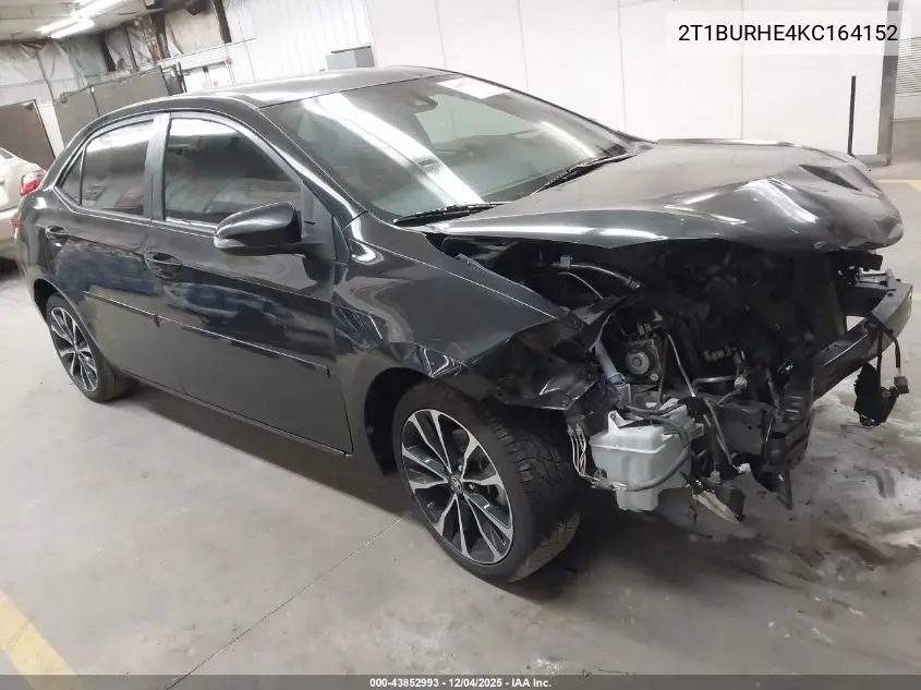 2T1BURHE4KC164152 2019 Toyota Corolla Se