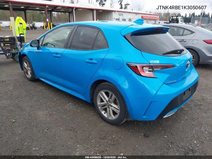 JTNK4RBE1K3050607 2019 Toyota Corolla Se