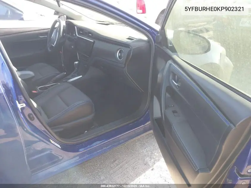 5YFBURHE0KP902321 2019 Toyota Corolla Se