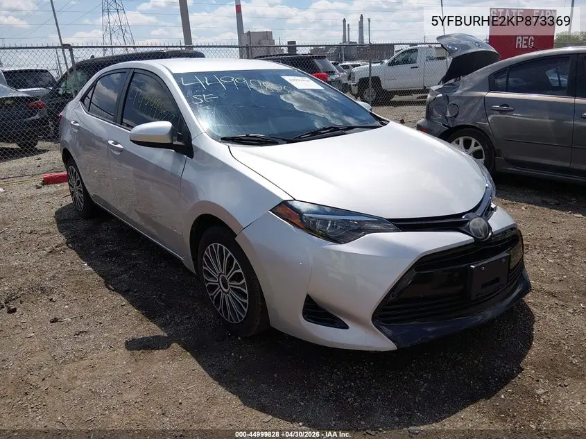 5YFBURHE2KP873369 2019 Toyota Corolla Le