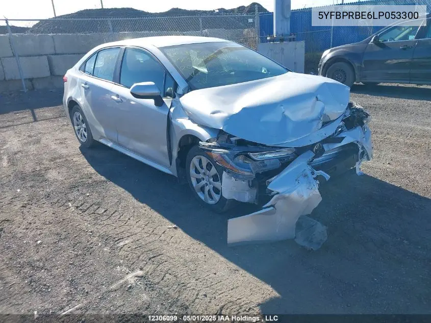 5YFBPRBE6LP053300 2020 Toyota Corolla
