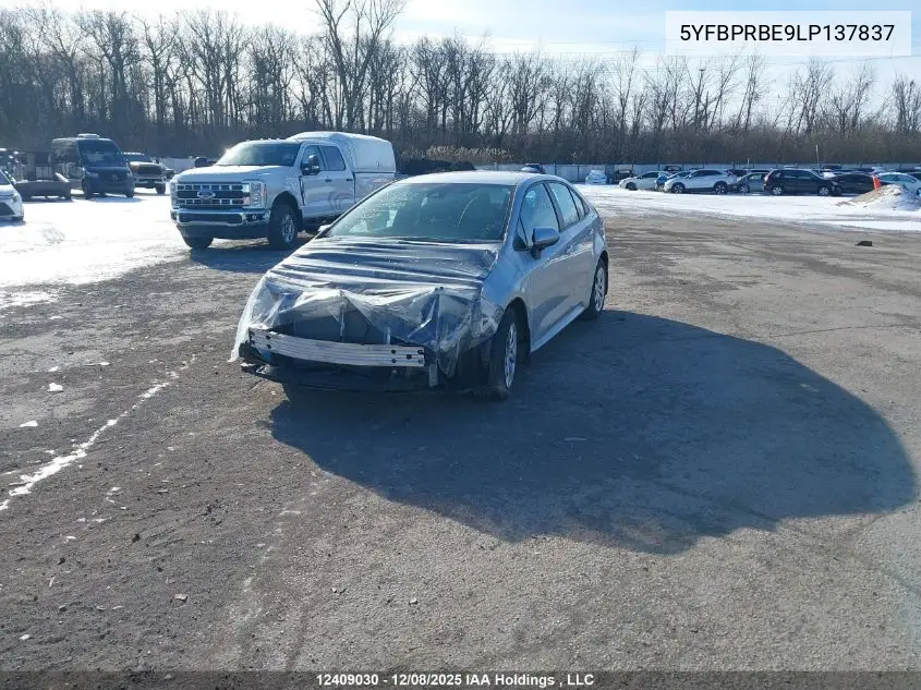 5YFBPRBE9LP137837 2020 Toyota Corolla Le