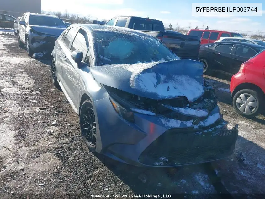 5YFBPRBE1LP003744 2020 Toyota Corolla