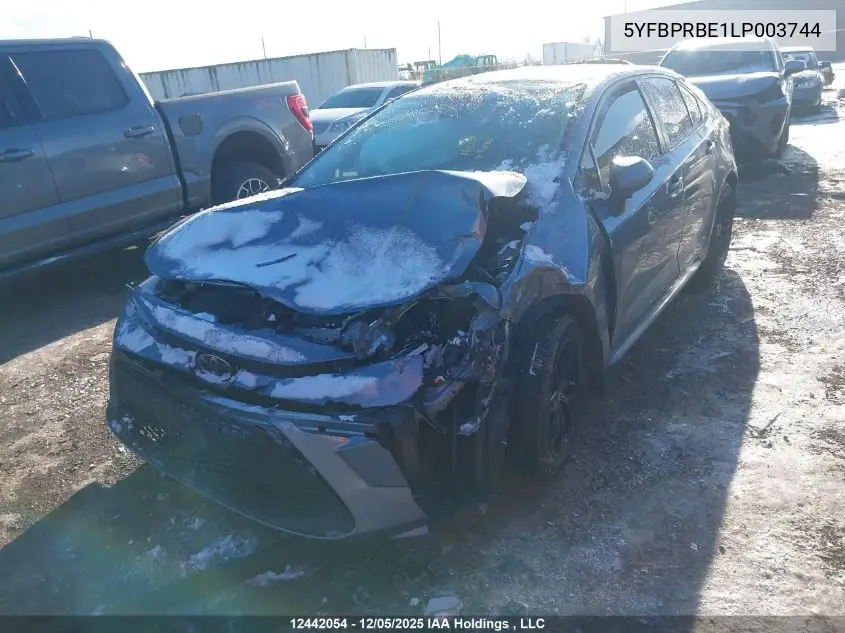 5YFBPRBE1LP003744 2020 Toyota Corolla
