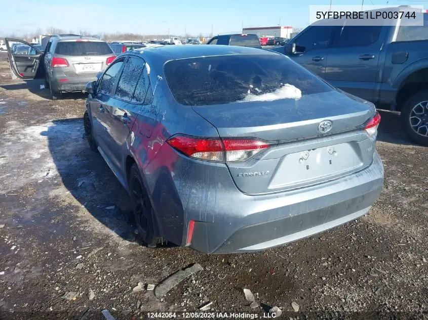5YFBPRBE1LP003744 2020 Toyota Corolla