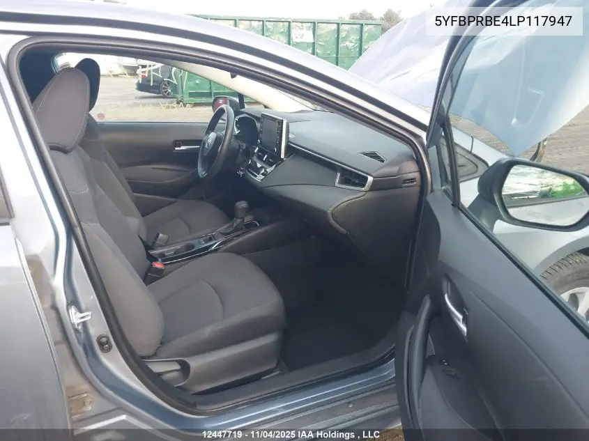 5YFBPRBE4LP117947 2020 Toyota Corolla Le