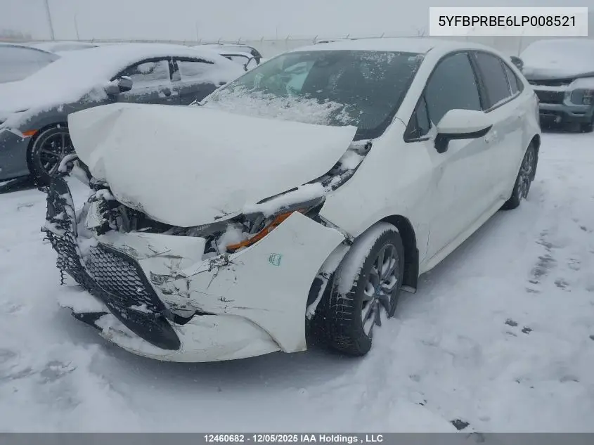5YFBPRBE6LP008521 2020 Toyota Corolla Le