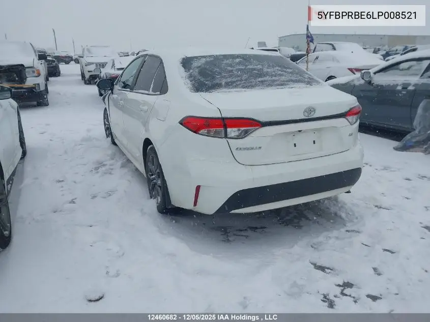 5YFBPRBE6LP008521 2020 Toyota Corolla Le