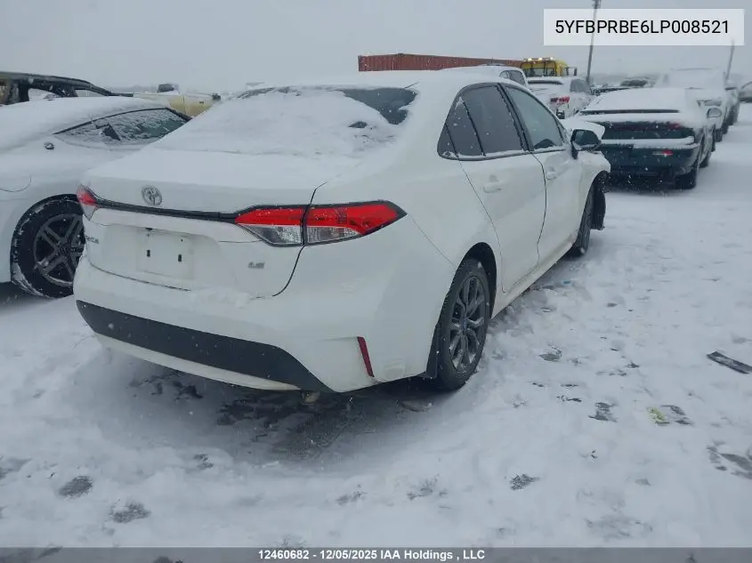 5YFBPRBE6LP008521 2020 Toyota Corolla Le