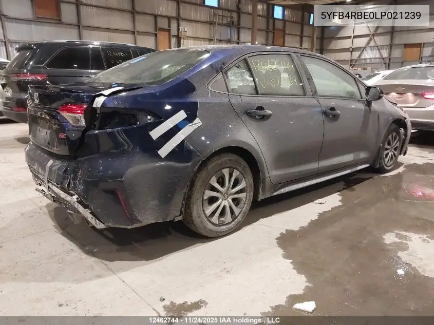 5YFB4RBE0LP021239 2020 Toyota Corolla Se