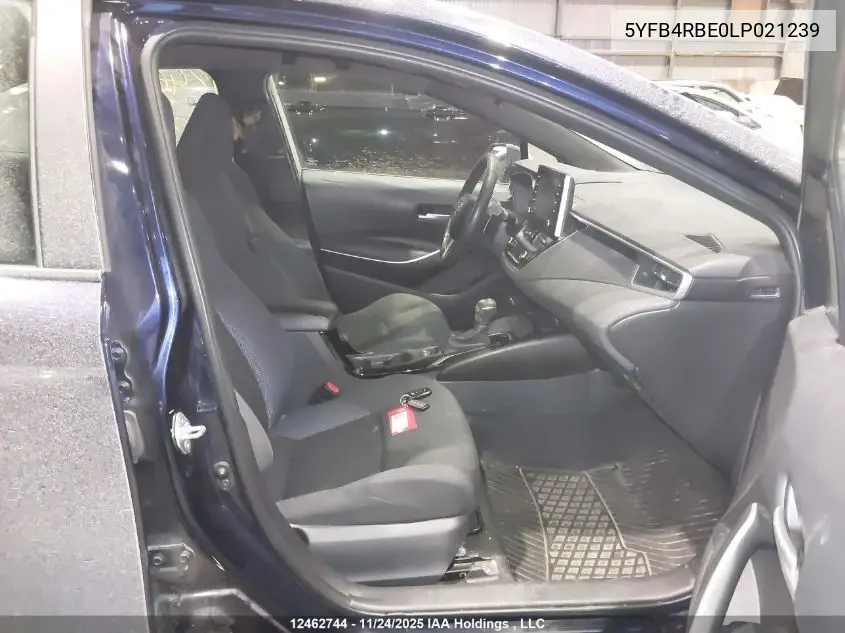 5YFB4RBE0LP021239 2020 Toyota Corolla Se