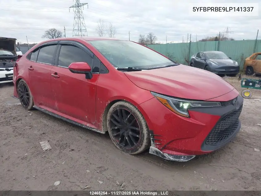 5YFBPRBE9LP141337 2020 Toyota Corolla Le