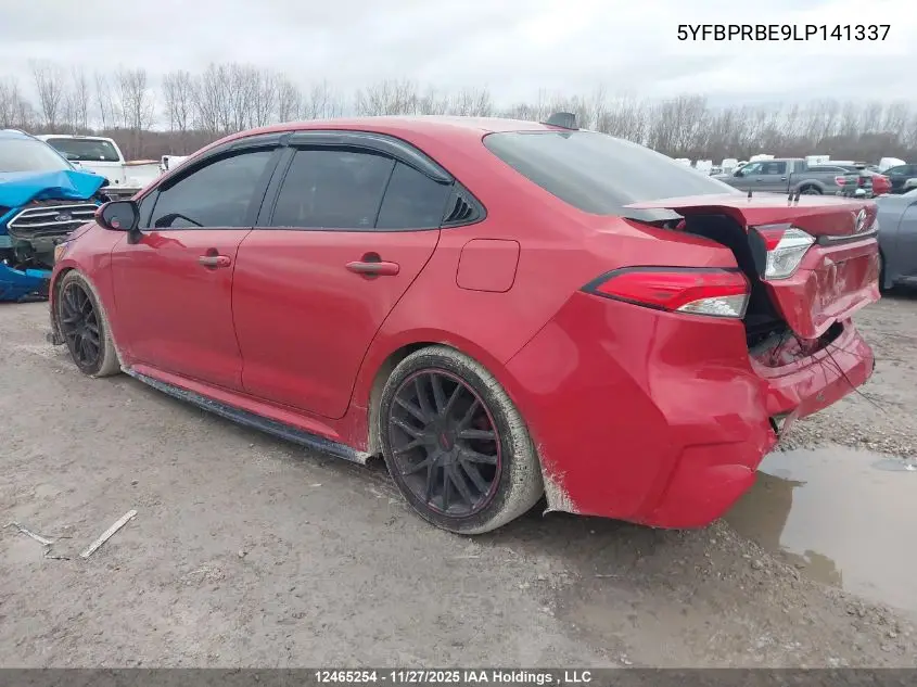 5YFBPRBE9LP141337 2020 Toyota Corolla Le