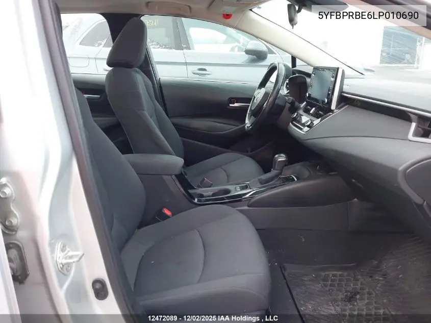 5YFBPRBE6LP010690 2020 Toyota Corolla Le