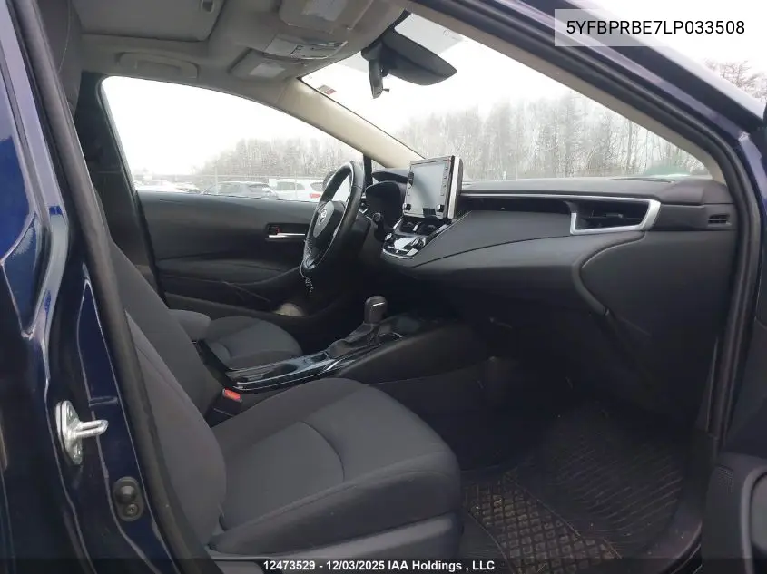 5YFBPRBE7LP033508 2020 Toyota Corolla Le