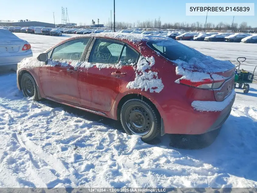 5YFBPRBE9LP145839 2020 Toyota Corolla Le