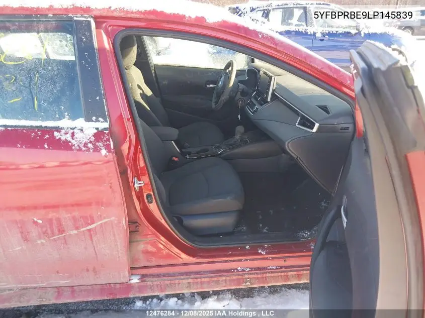 5YFBPRBE9LP145839 2020 Toyota Corolla Le