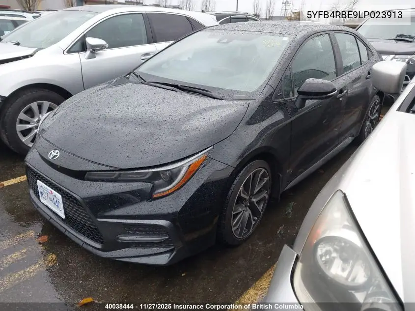 5YFB4RBE9LP023913 2020 Toyota Corolla Se/Xse